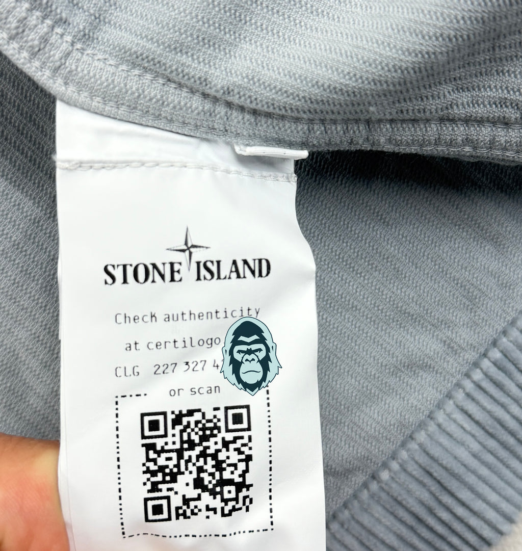 Stone Island Corduroy Organic Cotton Overshirt — certilogo