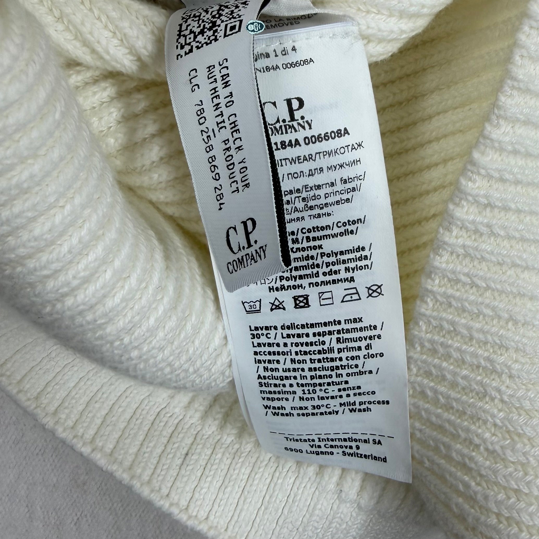 C.P. Company Full Rib Turtleneck Knit — certilogo