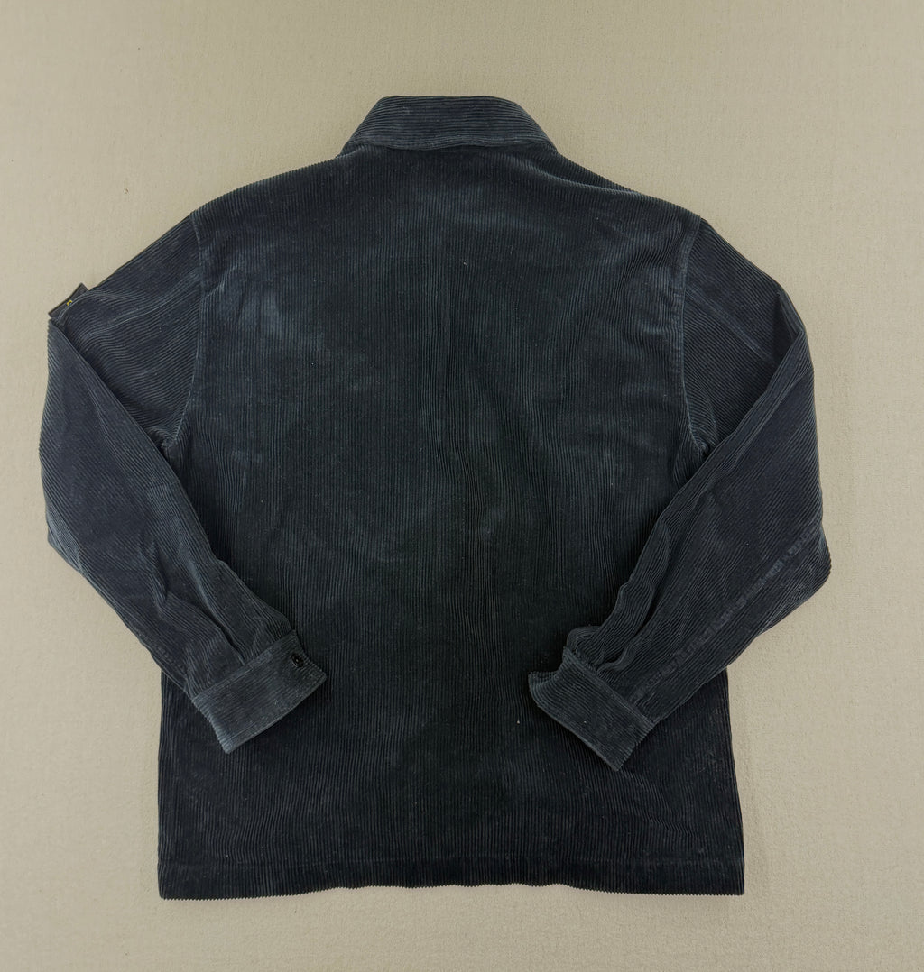 Stone Island Corduroy Organic Cotton Overshirt — back