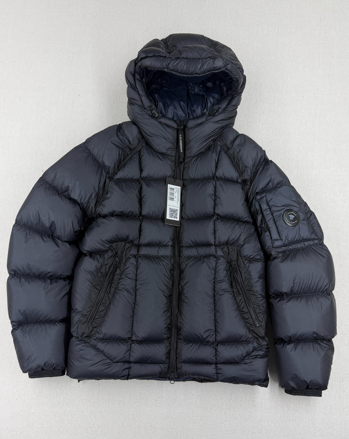 C.P. Company D.D. Shell Hooded Down Jacket — front