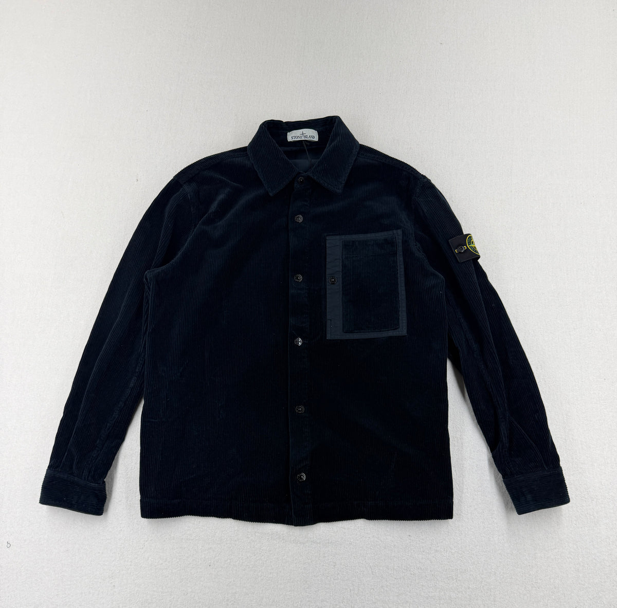 Stone Island Cotton Corduroy Overshirt — front