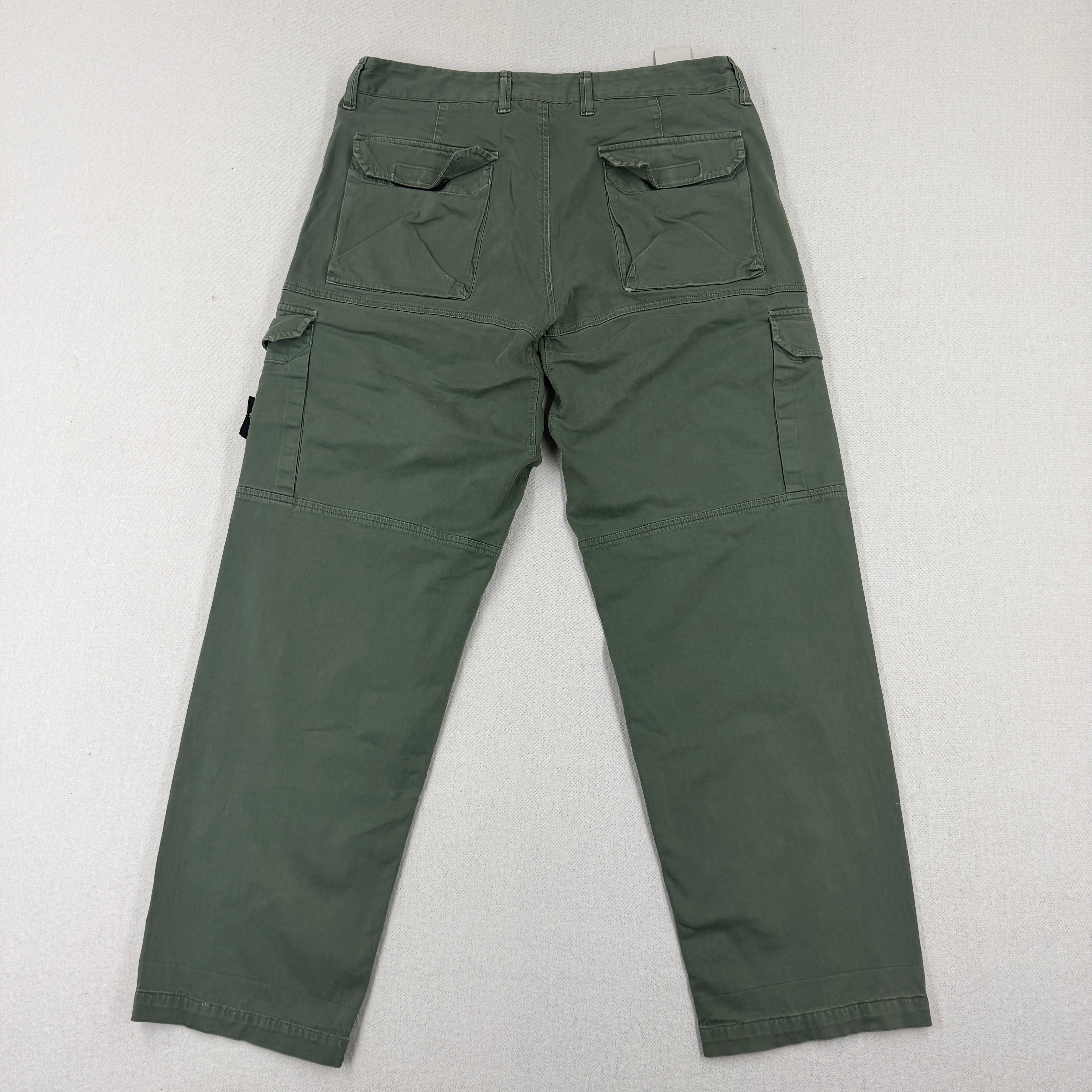 Stone Island Loose Fit Cargo Pants — back