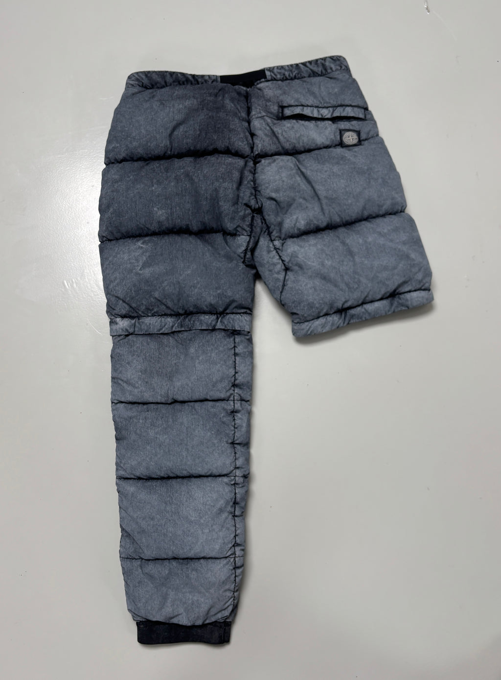 Stone Island Tela Nylon Down Dust Colour 2 in 1 Trousers — detail