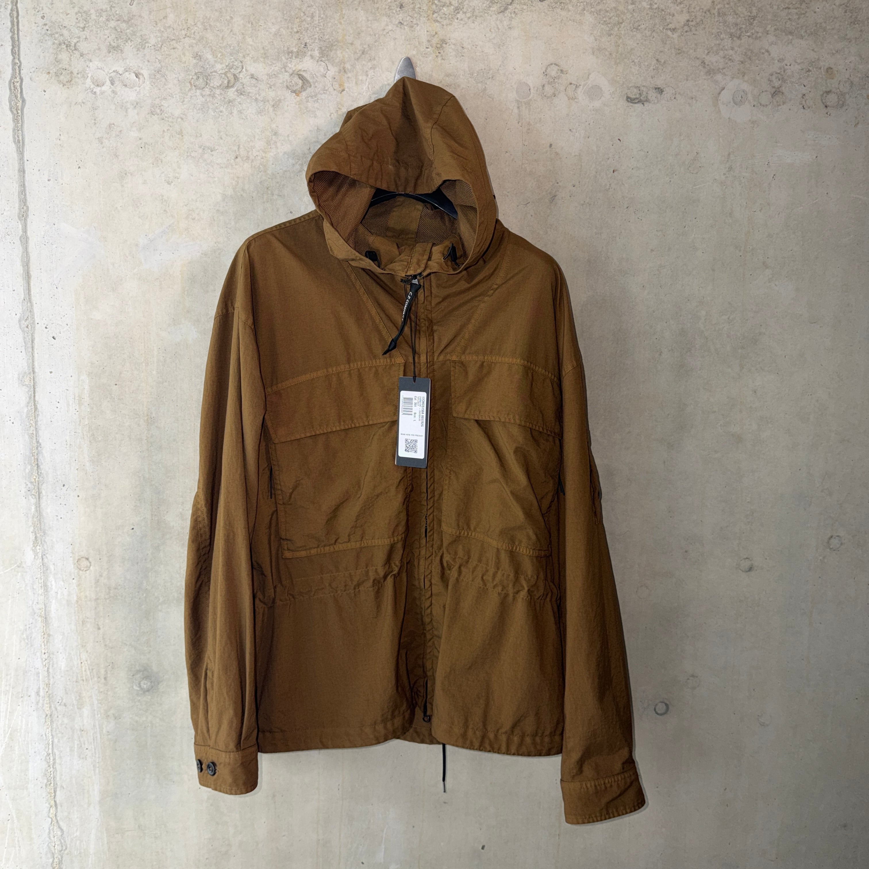 C.P. Company Taylon P overshirt camel tobacco product detail