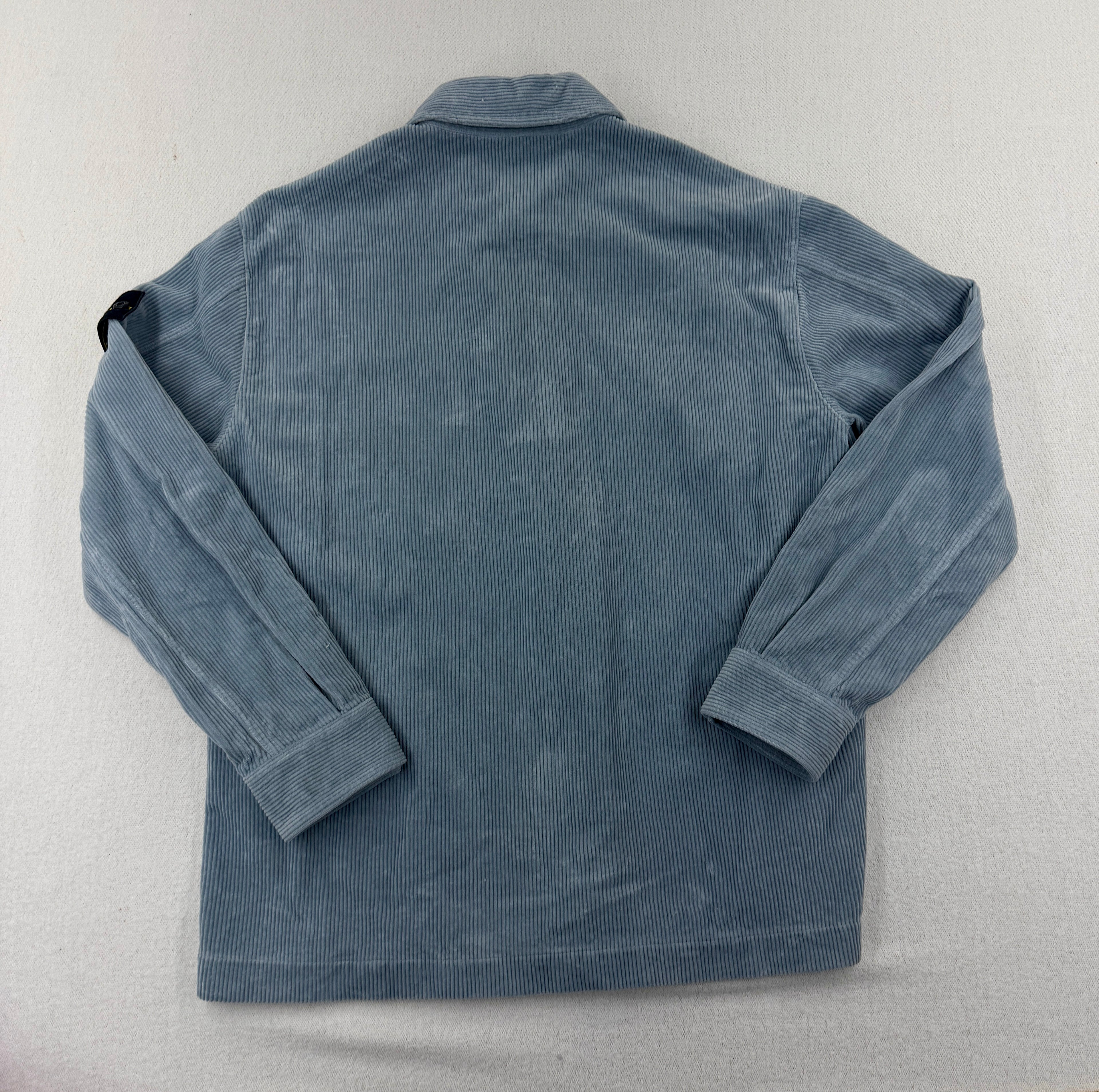 Stone Island Corduroy Organic Cotton Overshirt — back
