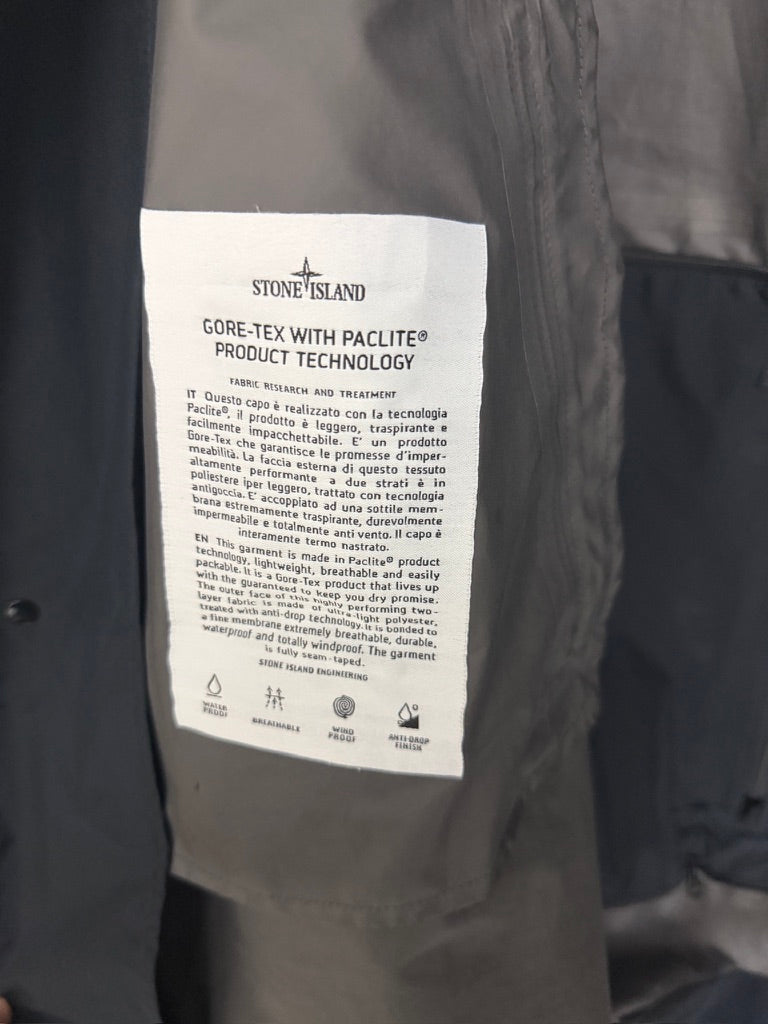 Stone Island Gore-Tex Paclite Waterproof Jacket - Large