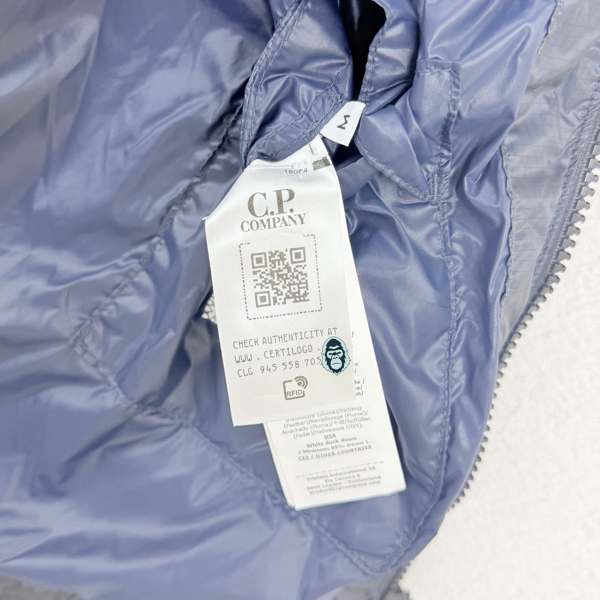 C.P. Company D.D. Shell Hooded Down Jacket — certilogo