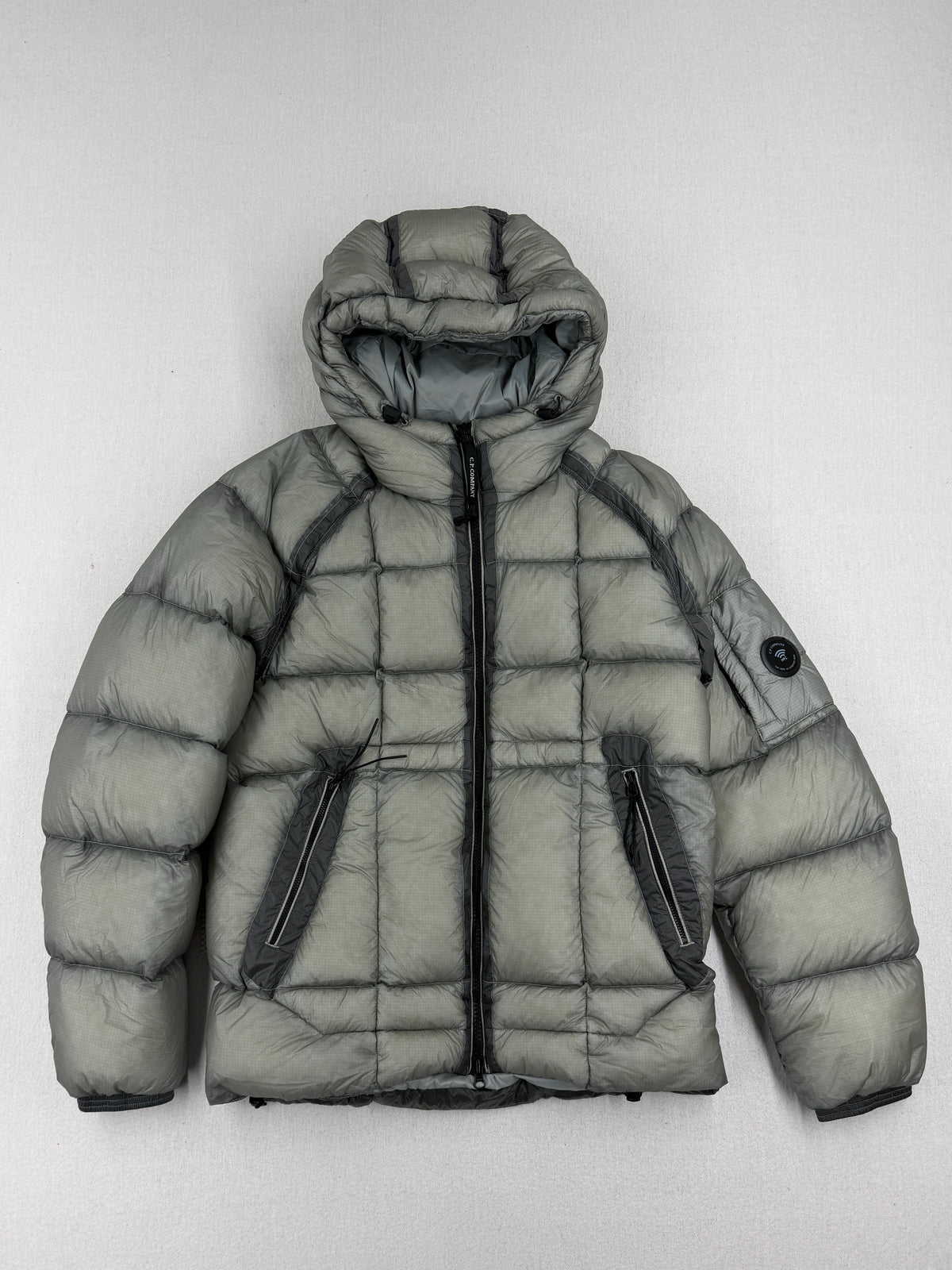 C.P. Company D.D. Shell Hooded Down Jacket — front