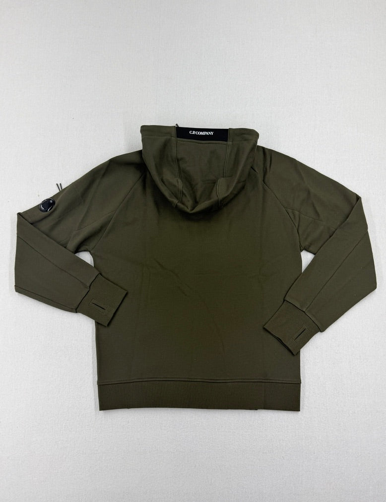 .C.P. Company Diagonal Hooded Zip Lens Sweatshirt - Large