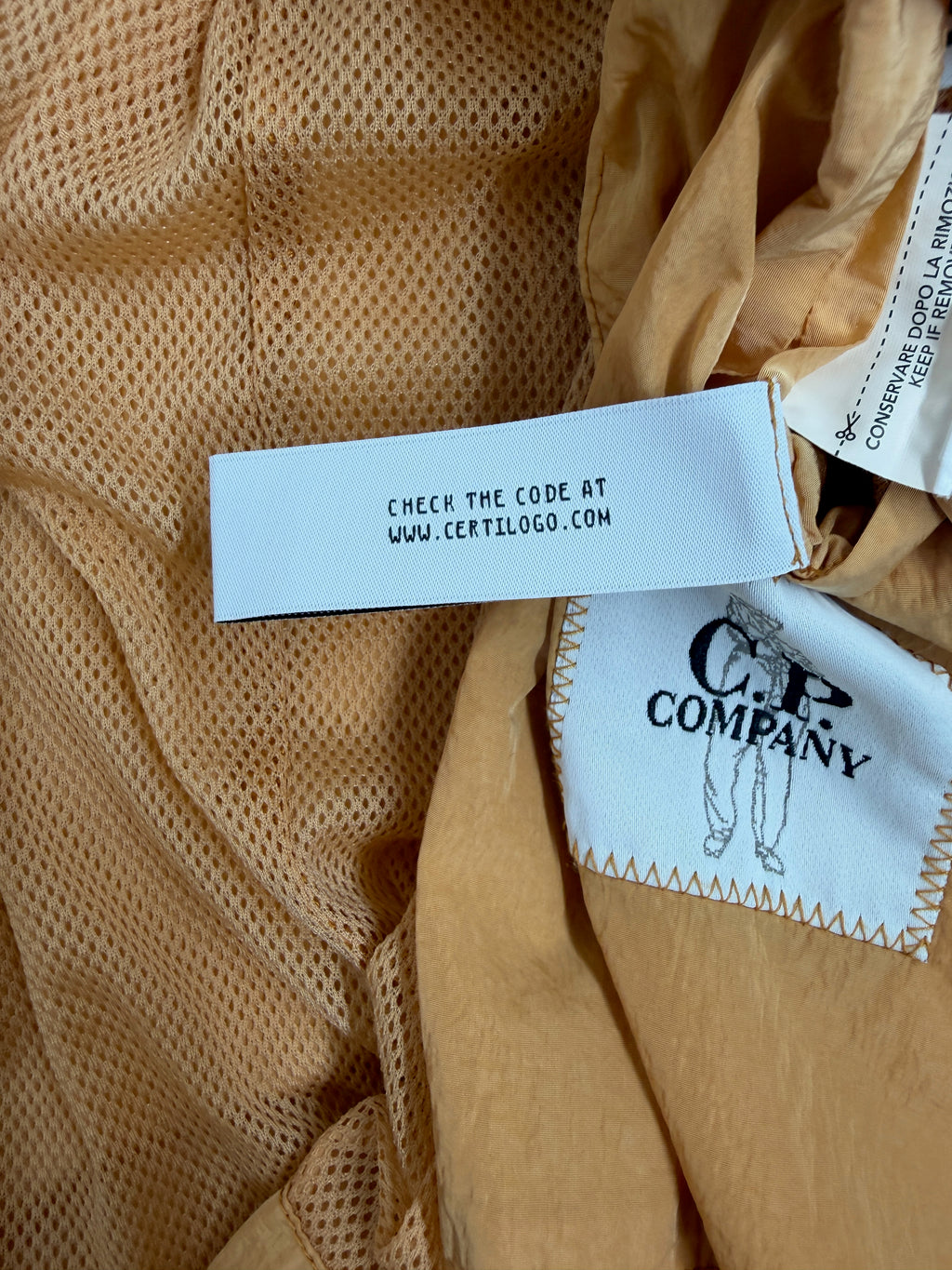 C.P. Company Chrome-R Pocket Overshirt — label