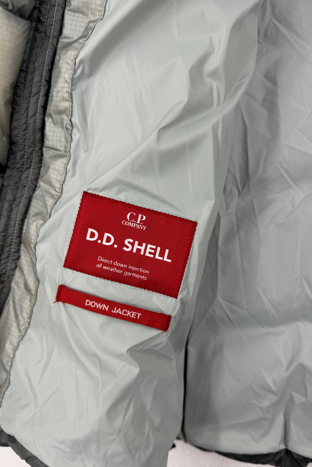 C.P. Company D.D. Shell Hooded Down Jacket — detail