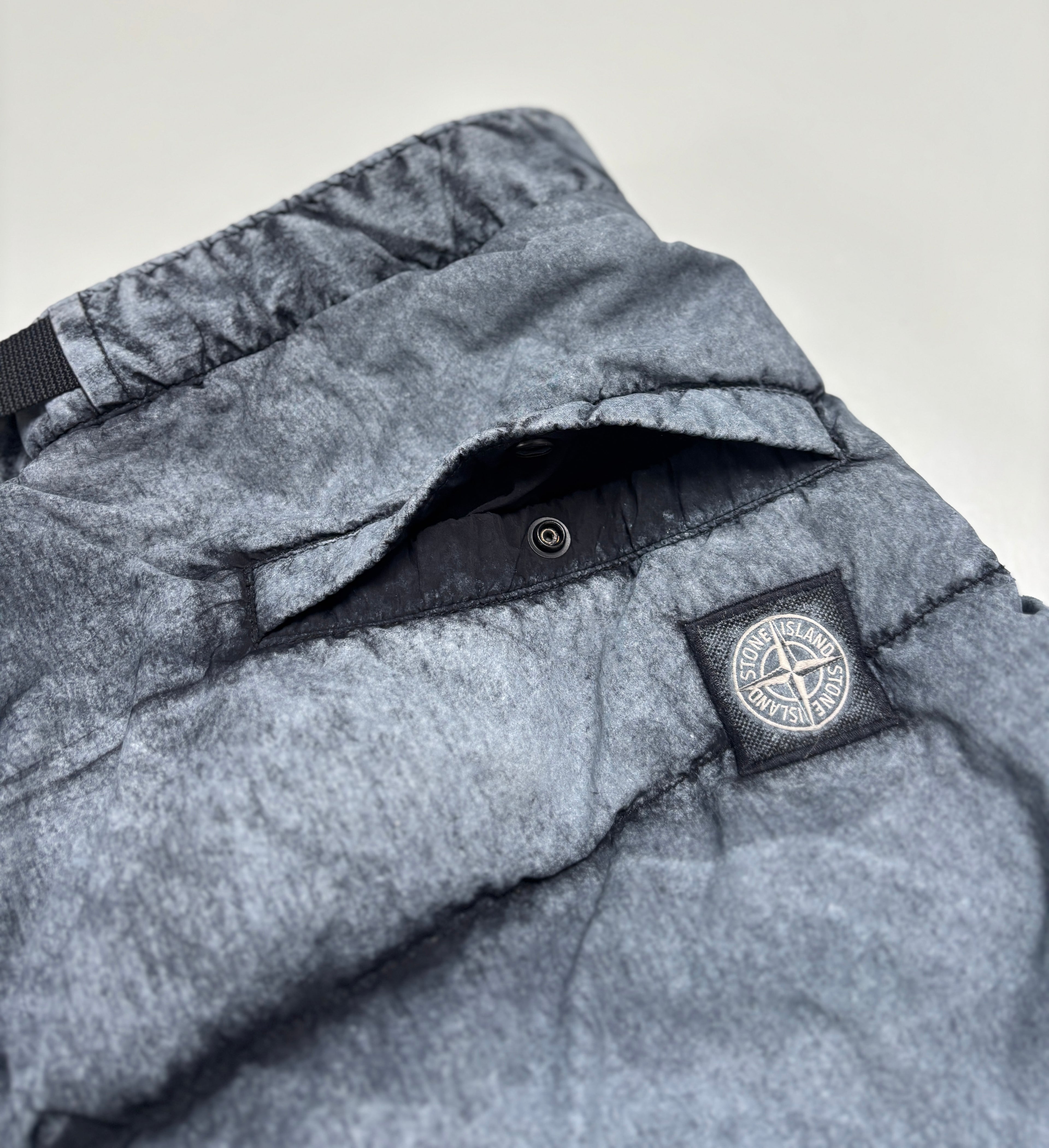 Stone Island Tela Nylon Down Dust Colour 2 in 1 Trousers — detail