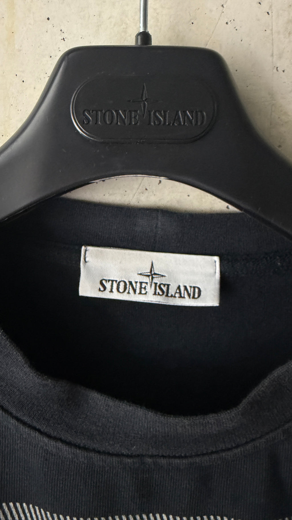 Stone Island Marina Striped Sweatshirt Dark Navy Large — Gorilla Island
