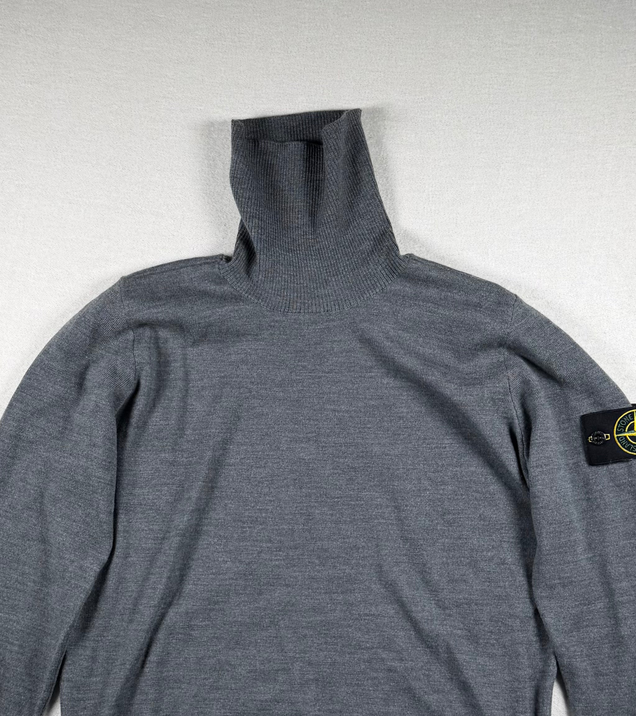 Stone Island Turtleneck Knit van Wol