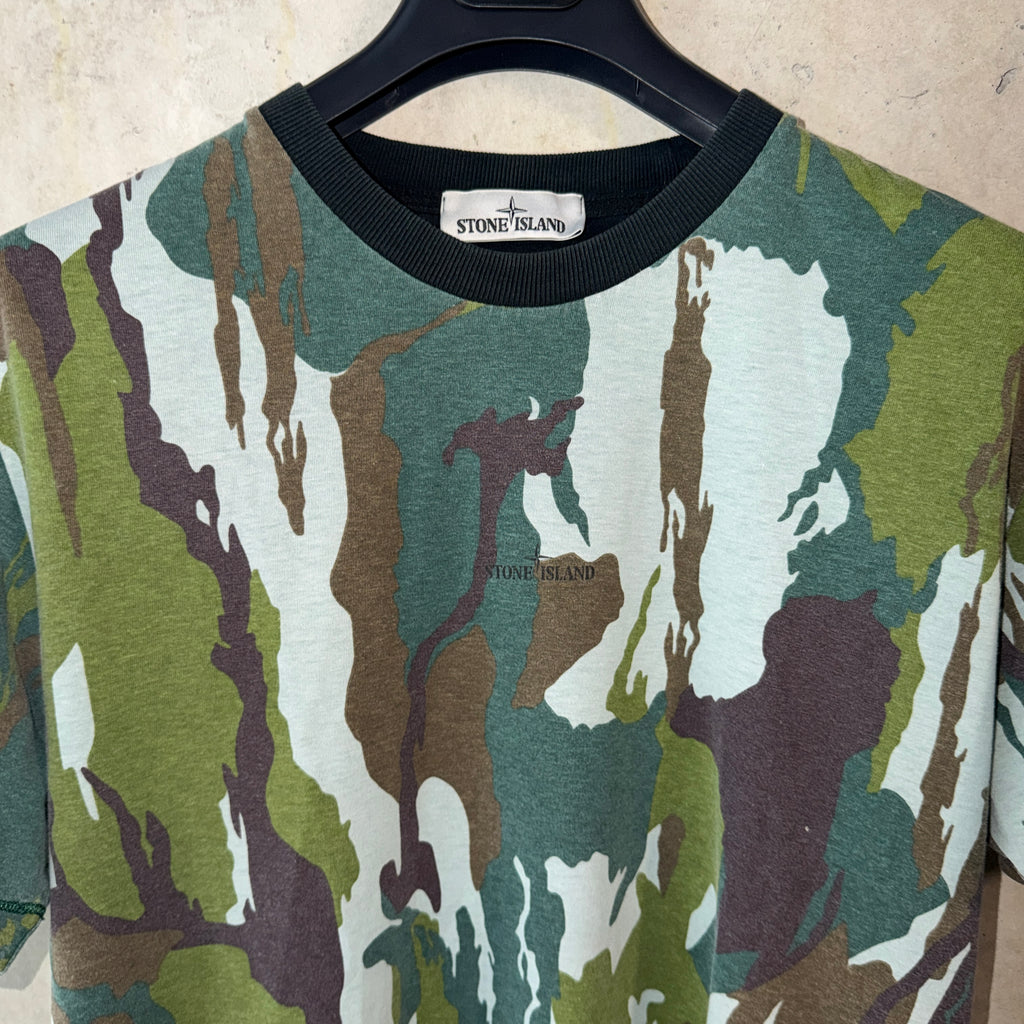Stone Island Flowing Camo T-Shirt - Large