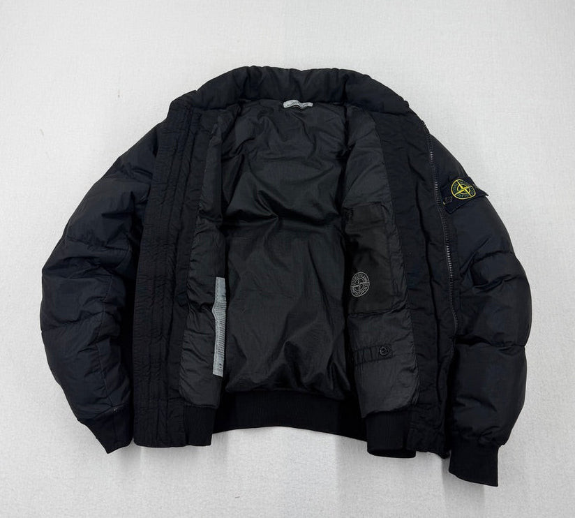 Stone Island Crinkle Reps NY Down Bomber Jacket - Medium