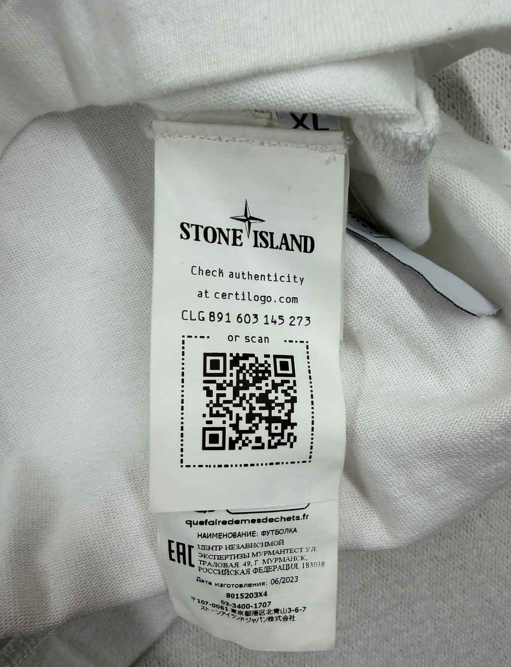 Stone Island Marina Logo Pocket T-Shirt - XL