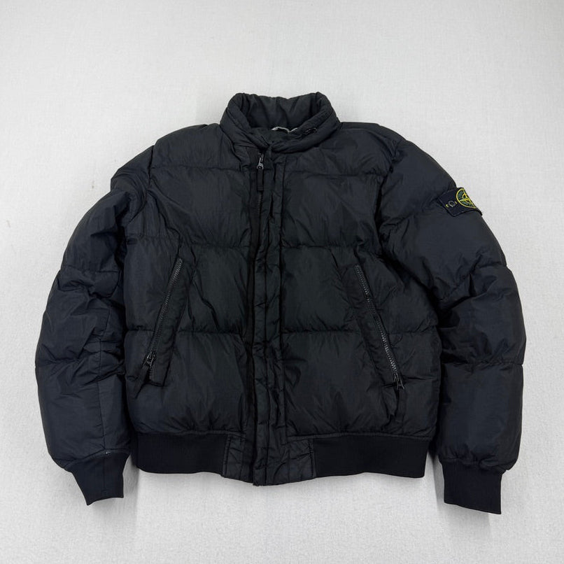 Stone Island Crinkle Reps NY Down Bomber Jacket - Medium