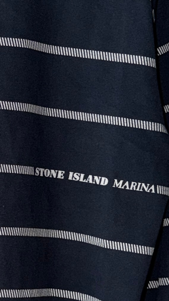 Stone Island Marina Striped Sweatshirt - Large