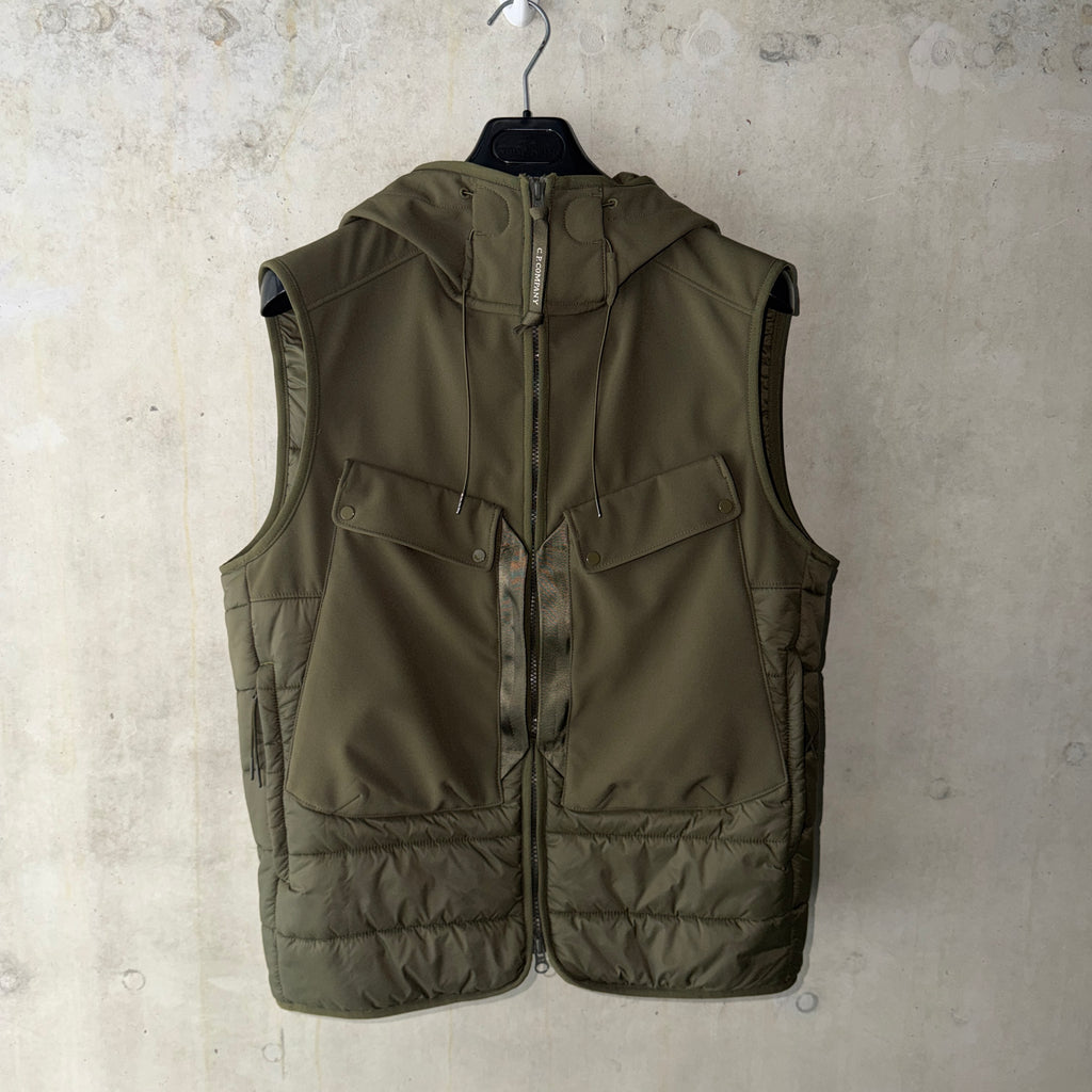 C.P. Company C.P. Shell-R Mixed Goggle Vest - 48 (M)