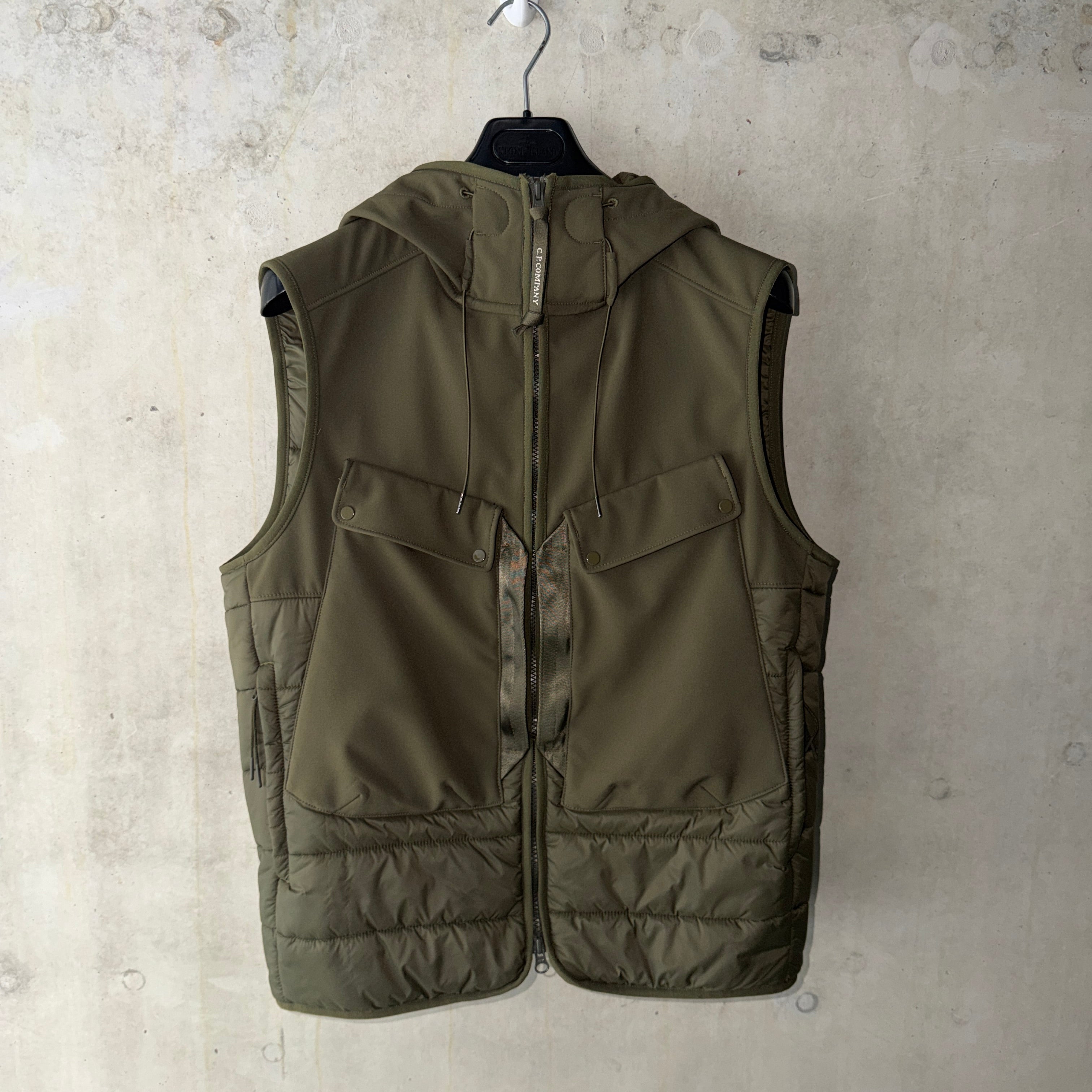 C.P. Company C.P. Shell-R Mixed Goggle Vest - 48 (M)
