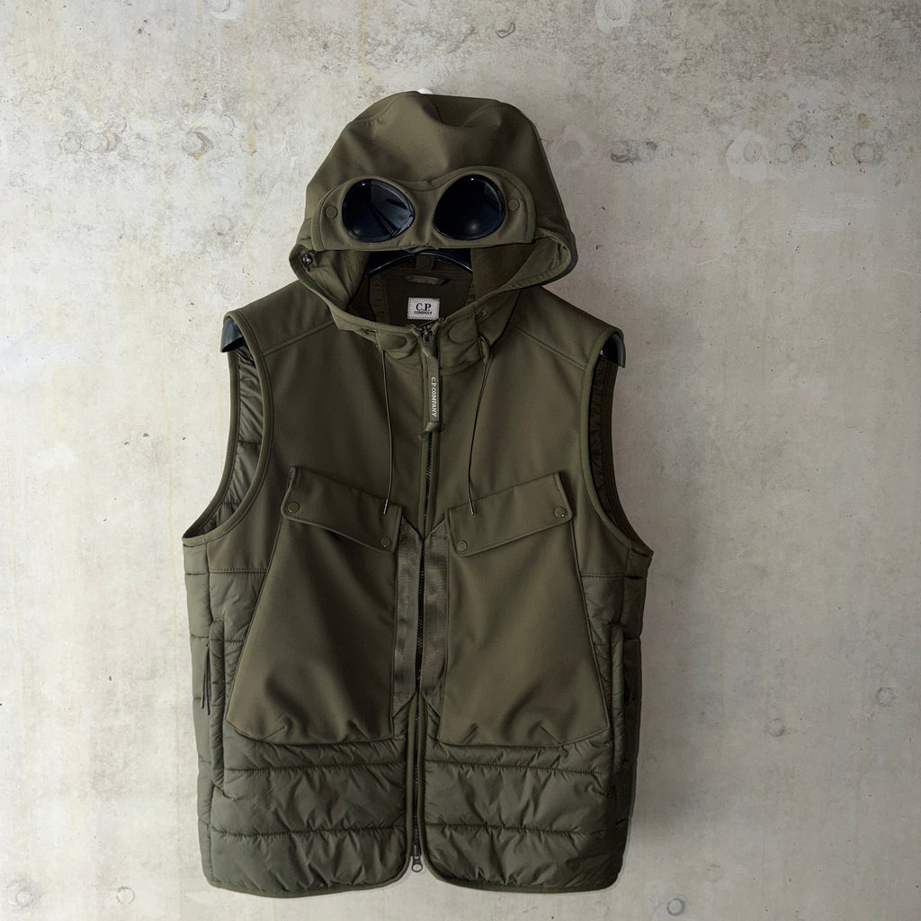 C.P. Company C.P. Shell-R Mixed Goggle Vest - 48 (M)