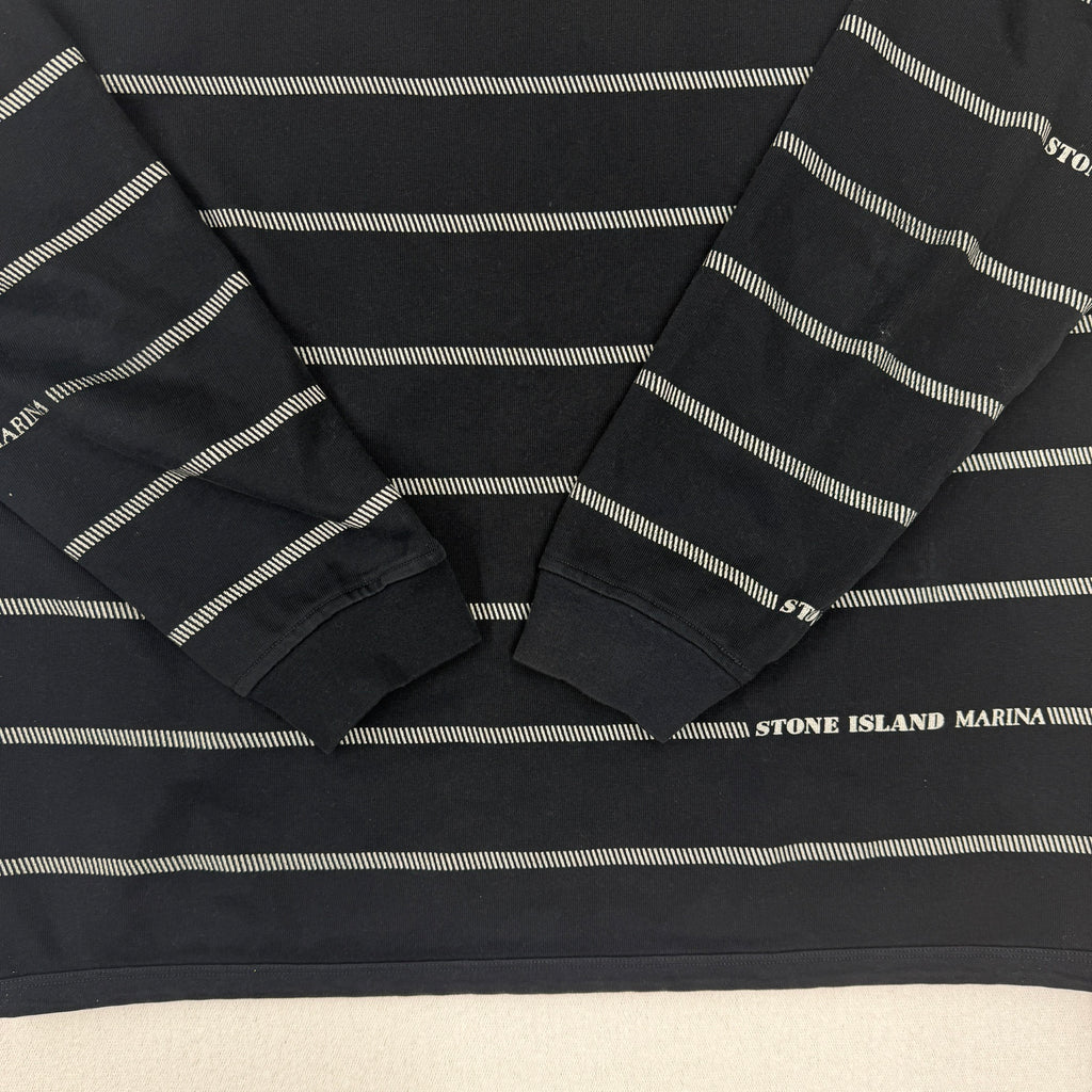 Stone Island Marina Striped Sweatshirt - Large
