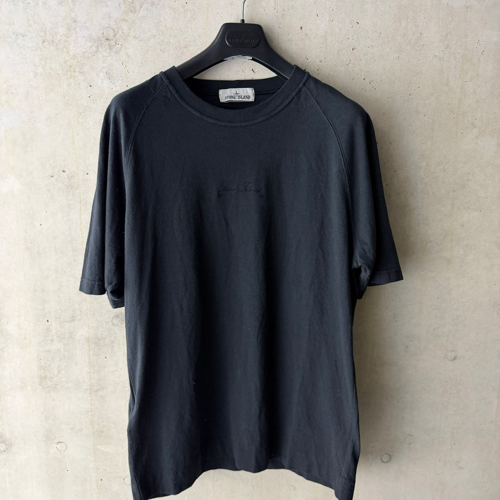 Stone Island 40th Anni 82/22 Black T-Shirt - Large