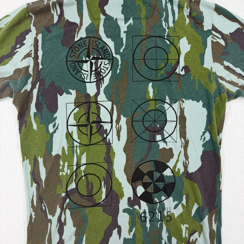 Stone Island Flowing Camo T-Shirt - Large