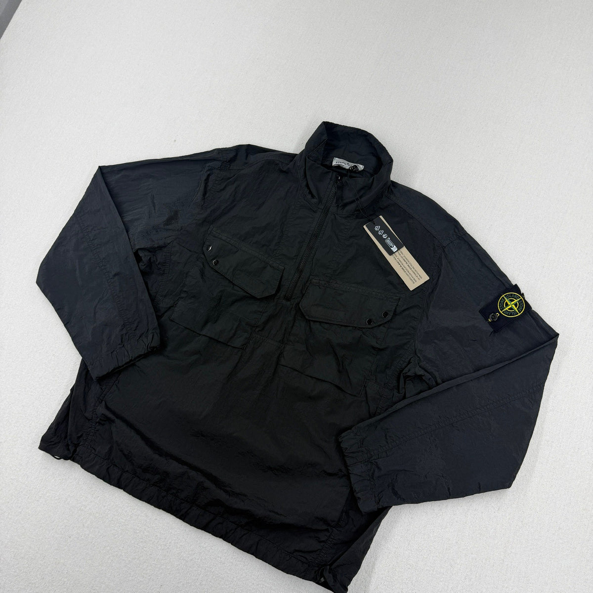 Stone Island Nylon Metal ECONYL Half-Zip Jacket Anorak — detail