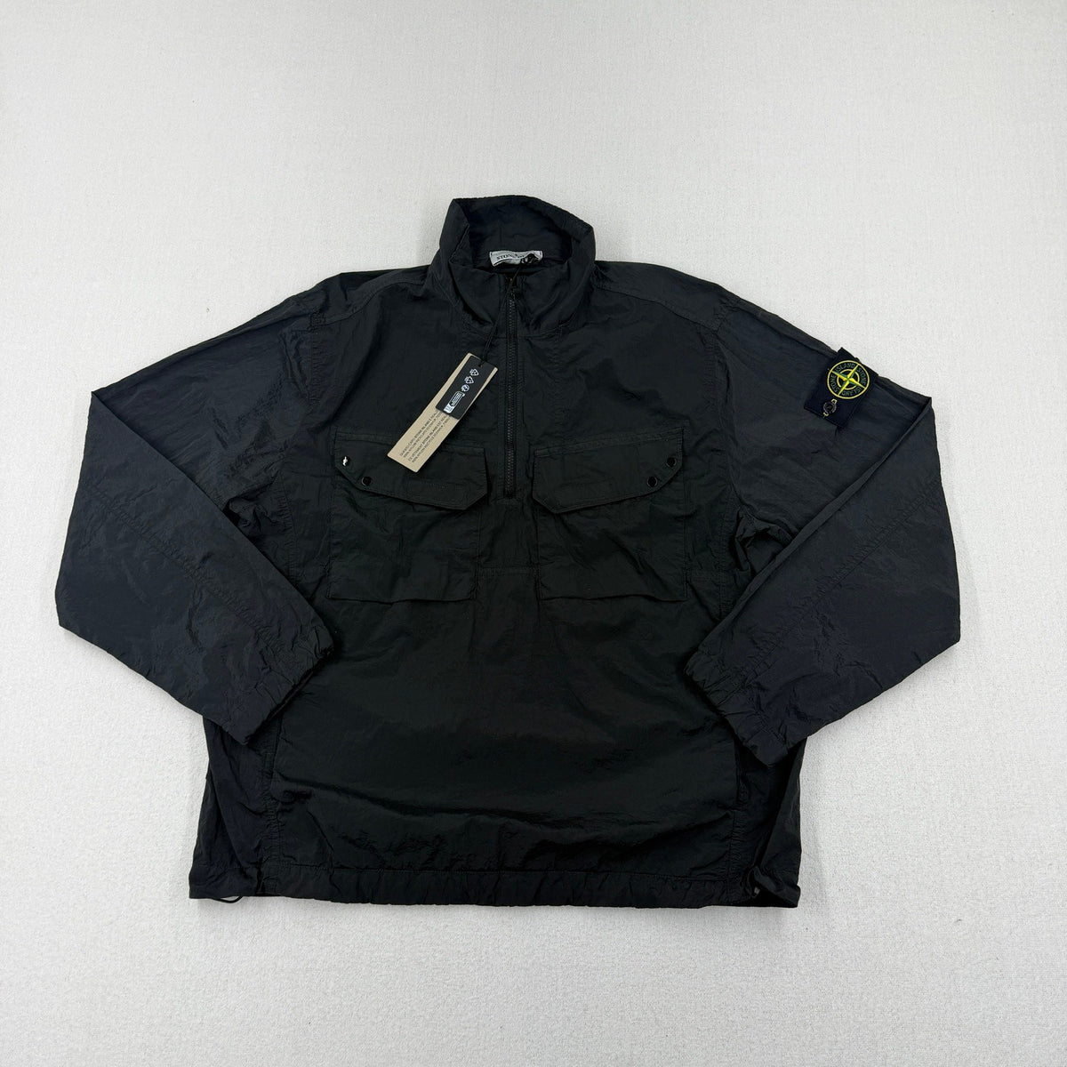 Stone Island Nylon Metal ECONYL Half-Zip Jacket Anorak — front