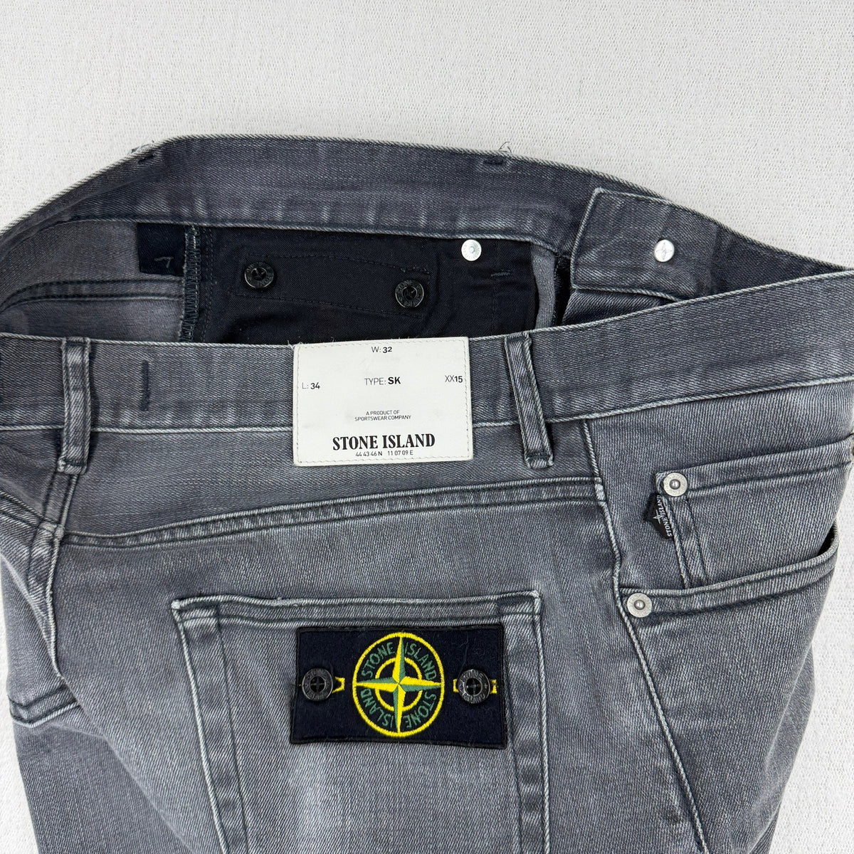 Stone Island AW15 Type SK Skinny Fit Jeans - W32 L34 — detail