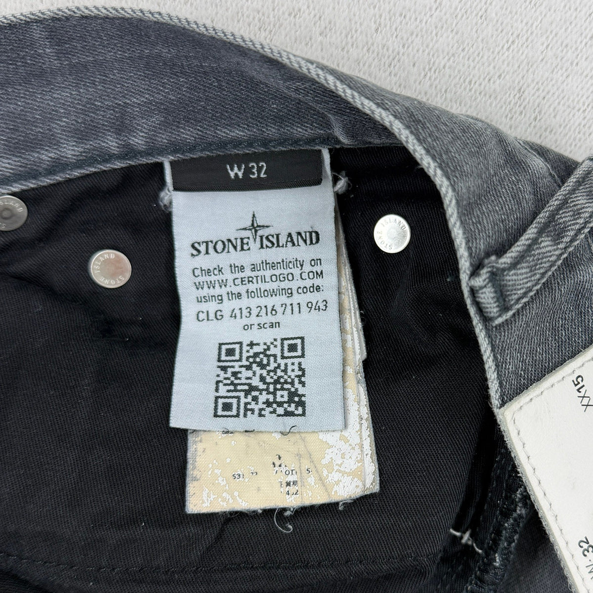 Stone Island AW15 Type SK Skinny Fit Jeans - W32 L34 — detail