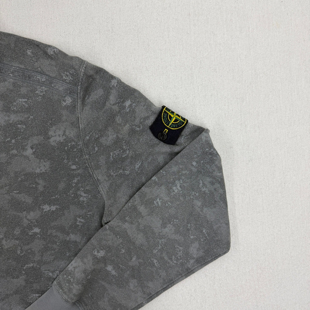 Stone Island SS16 Painted Camo Crewneck Sweatshirt — detail