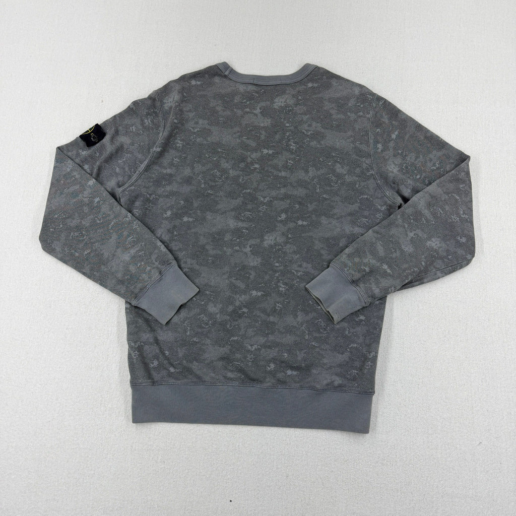 Stone Island SS16 Painted Camo Crewneck Sweatshirt — detail