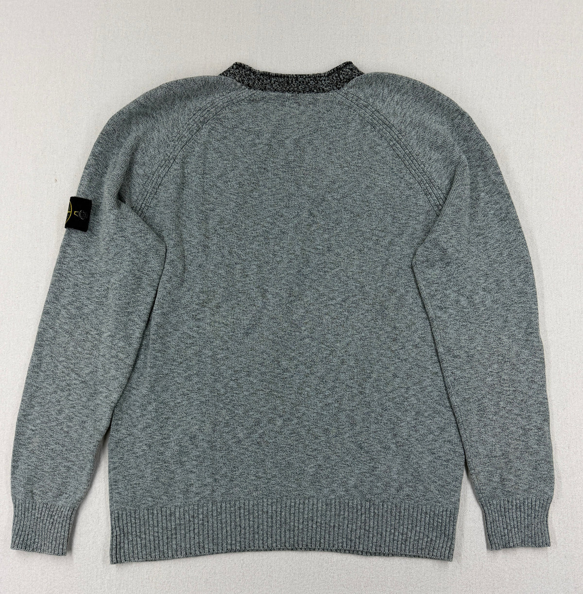 Stone Island AW16 Cotton Blend Melange Crewneck Knit — detail