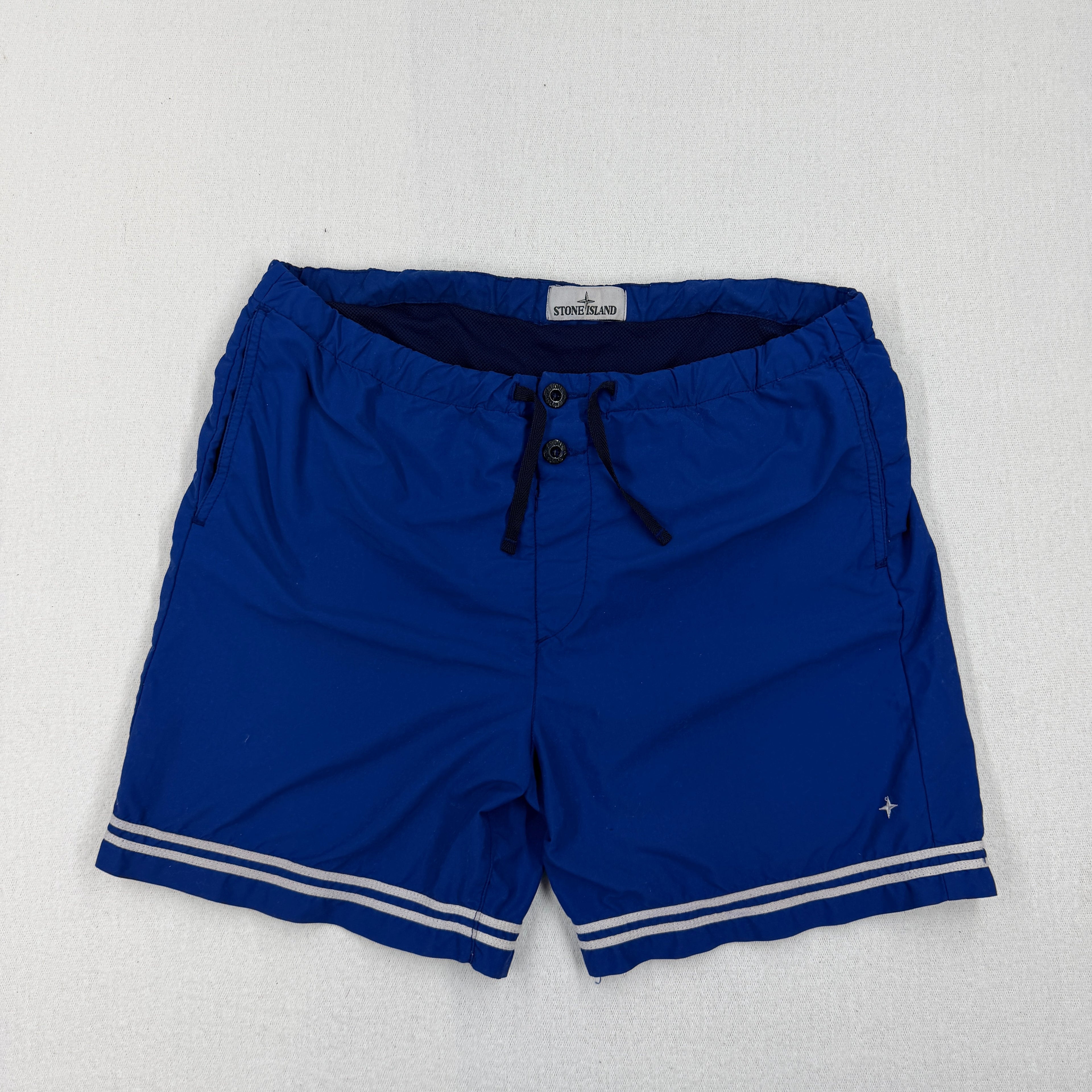 Stone Island Twin Piped Stellina Swim Shorts - Medium