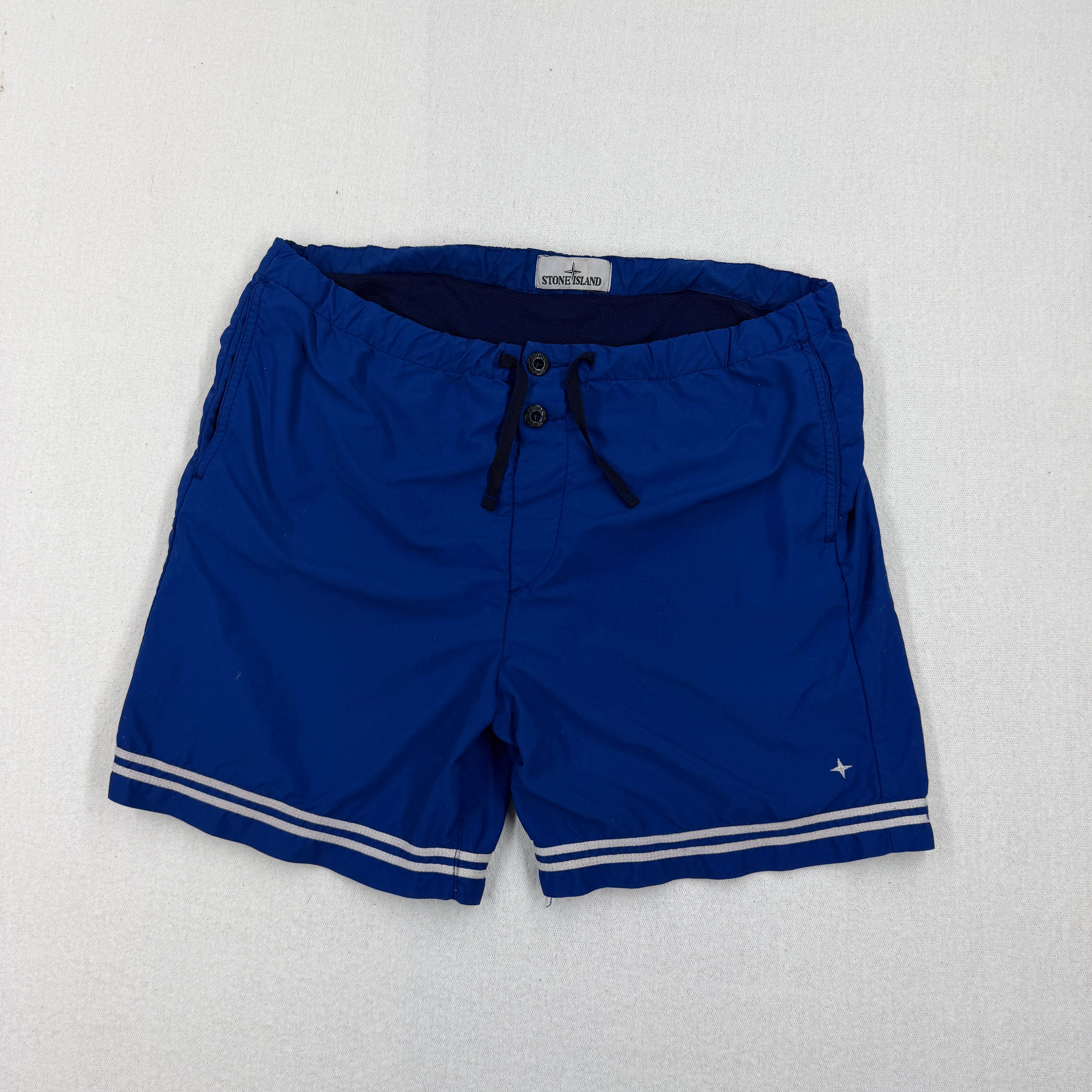 Stone Island Twin Piped Stellina Swim Shorts - Medium