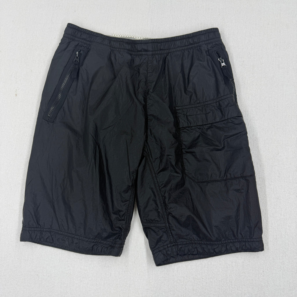Stone Island Navy Micro Ripstop Nylon Shorts - W30