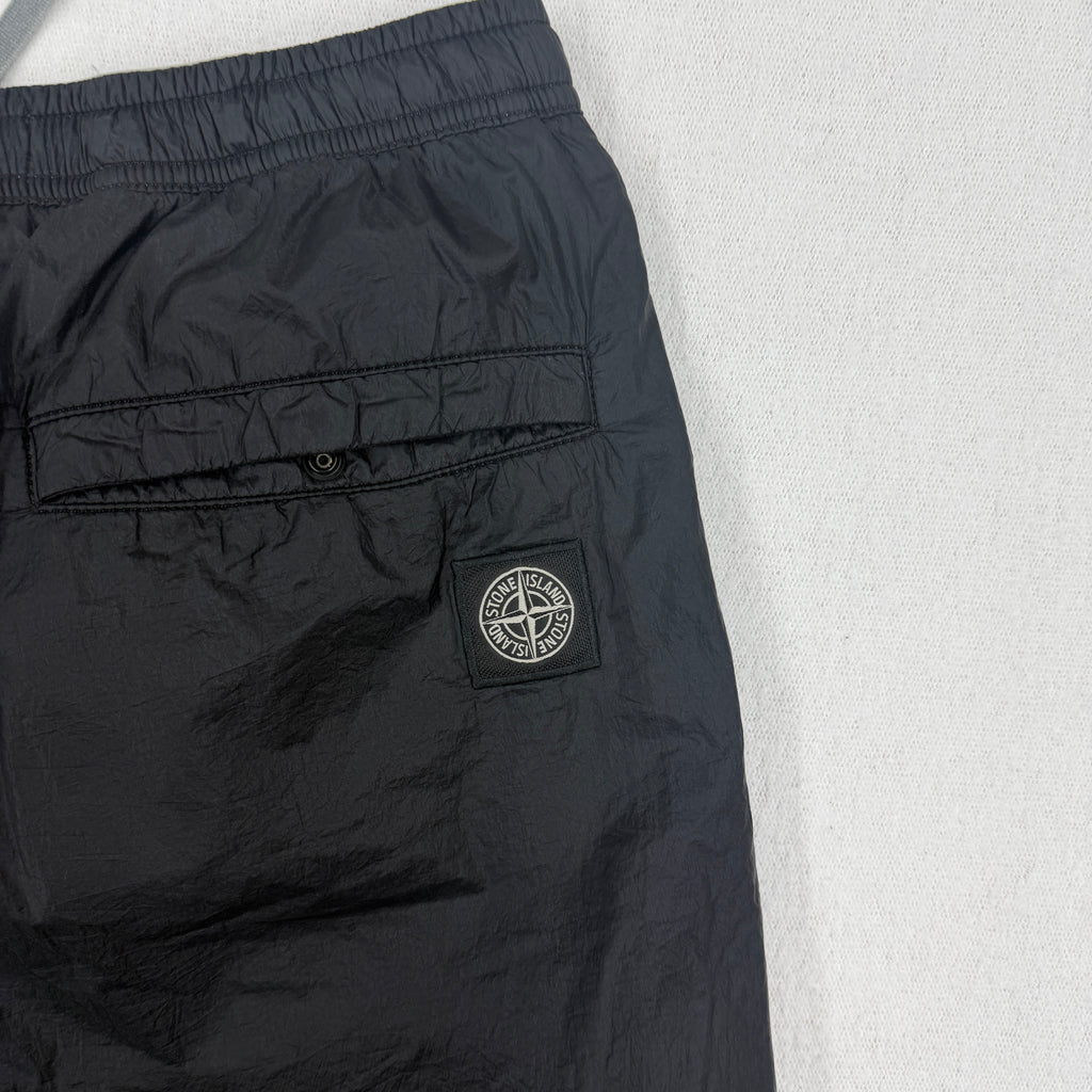 Stone Island Navy Micro Ripstop Nylon Shorts - W30
