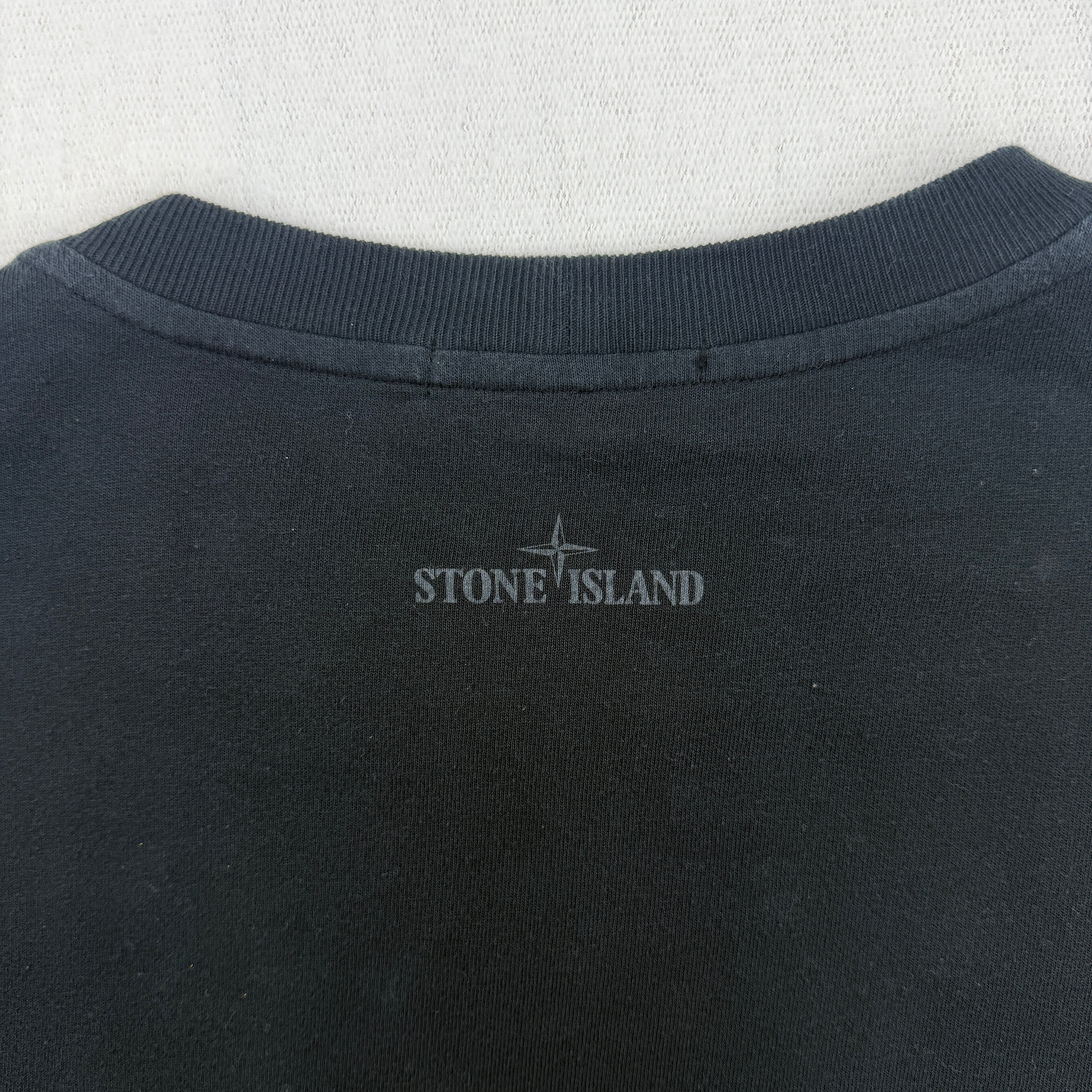 Stone Island Black Utility Pocket T-Shirt - Large
