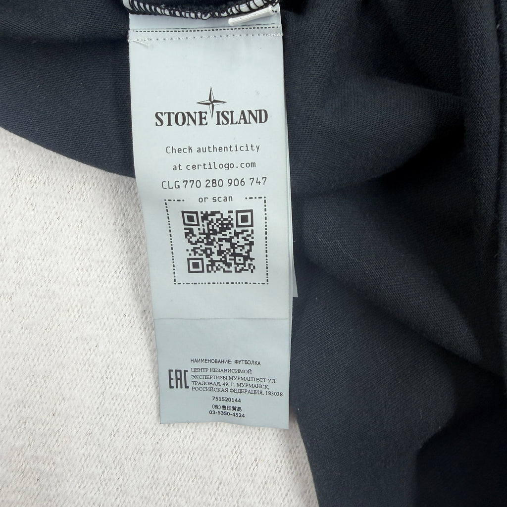 Stone Island Black Utility Pocket T-Shirt - Large