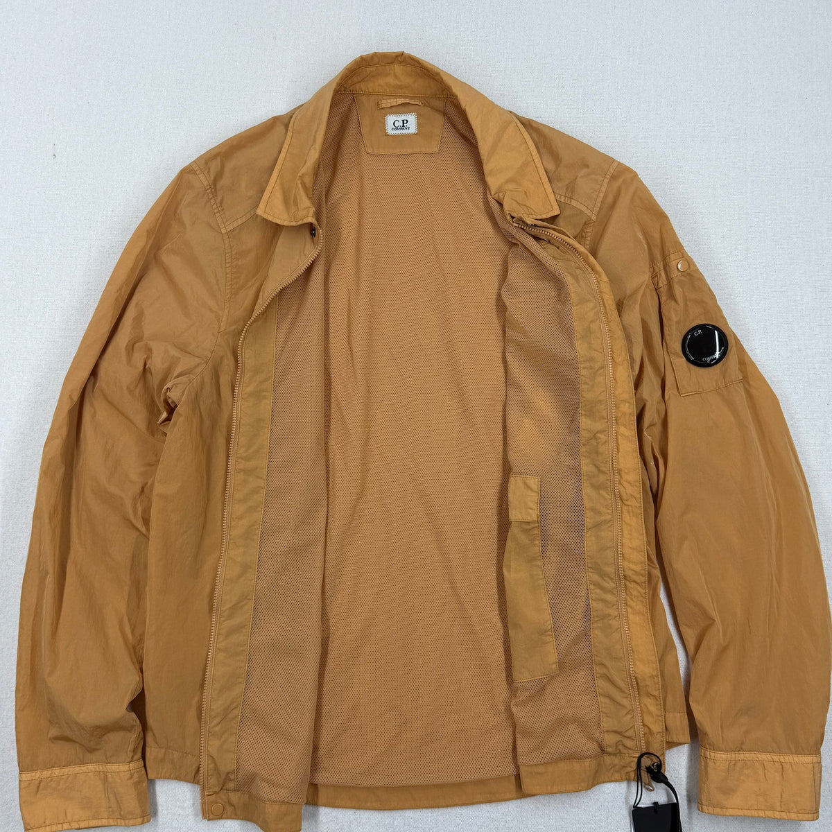 C.P. Company Orange Chrome-R Overshirt — back