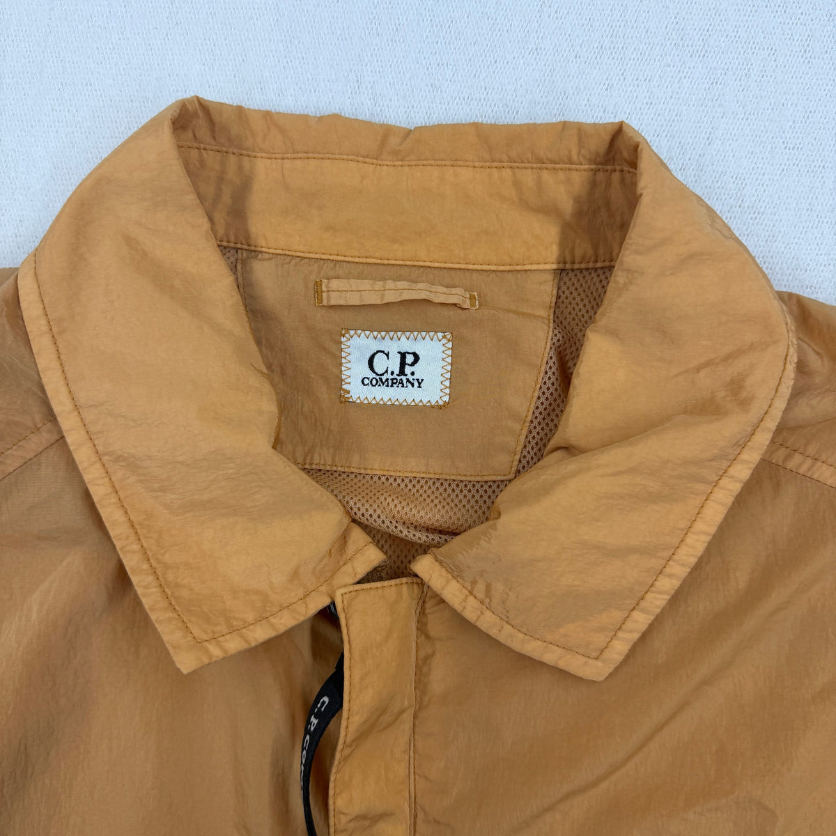 C.P. Company Orange Chrome-R Overshirt — detail
