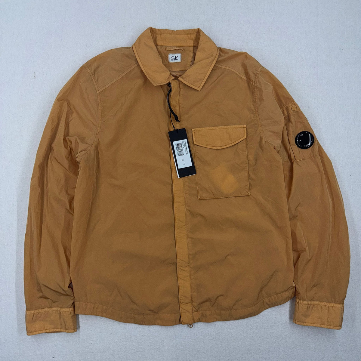 C.P. Company Orange Chrome-R Overshirt — front
