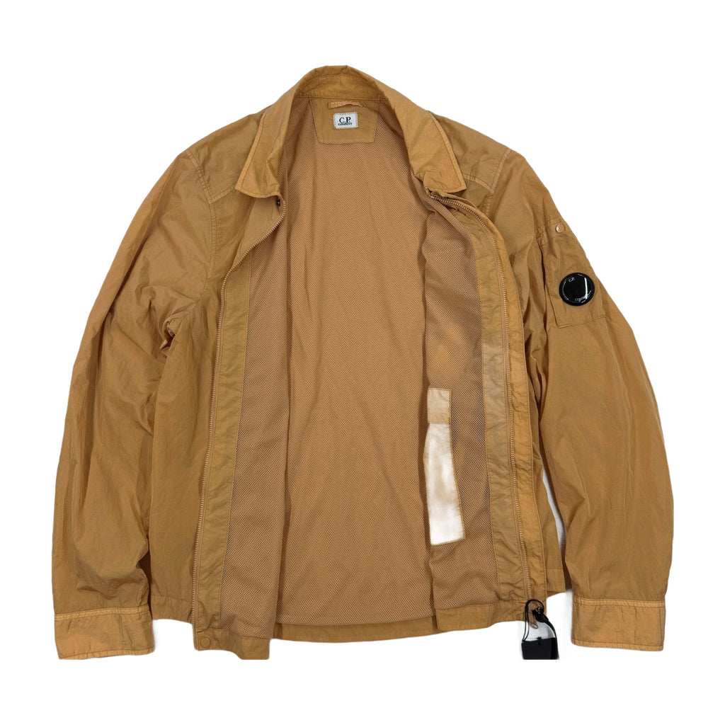 C.P. Company Orange Chrome-R Overshirt — front