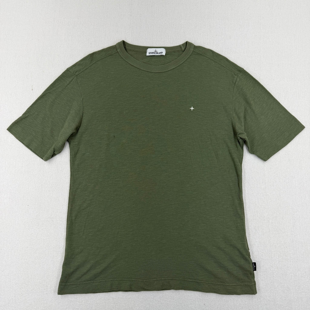 Stone Island T-Shirt With Star-Shaped Embroidery — front