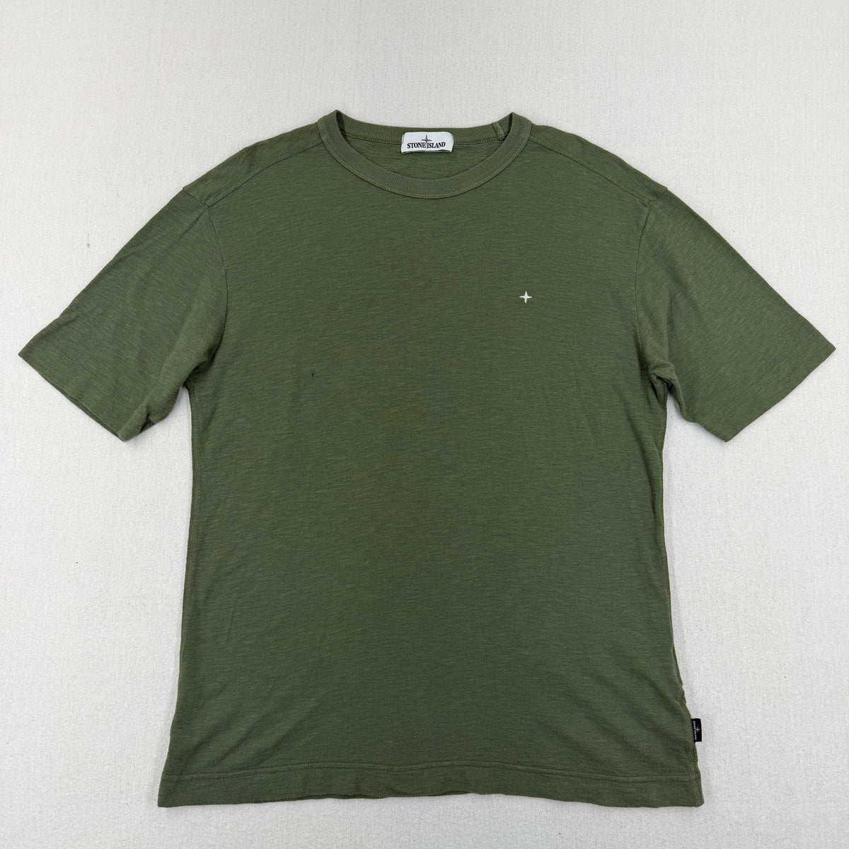 Stone Island T-Shirt With Star-Shaped Embroidery — front
