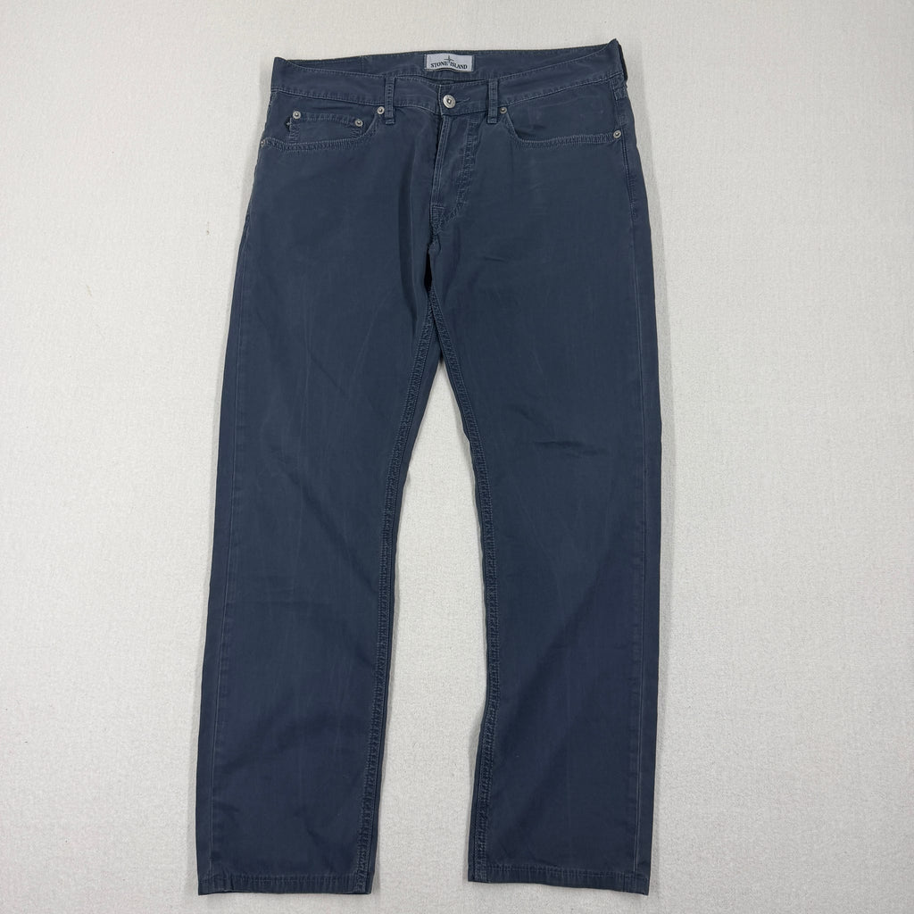 Stone Island Light Blue Denim Jeans — front