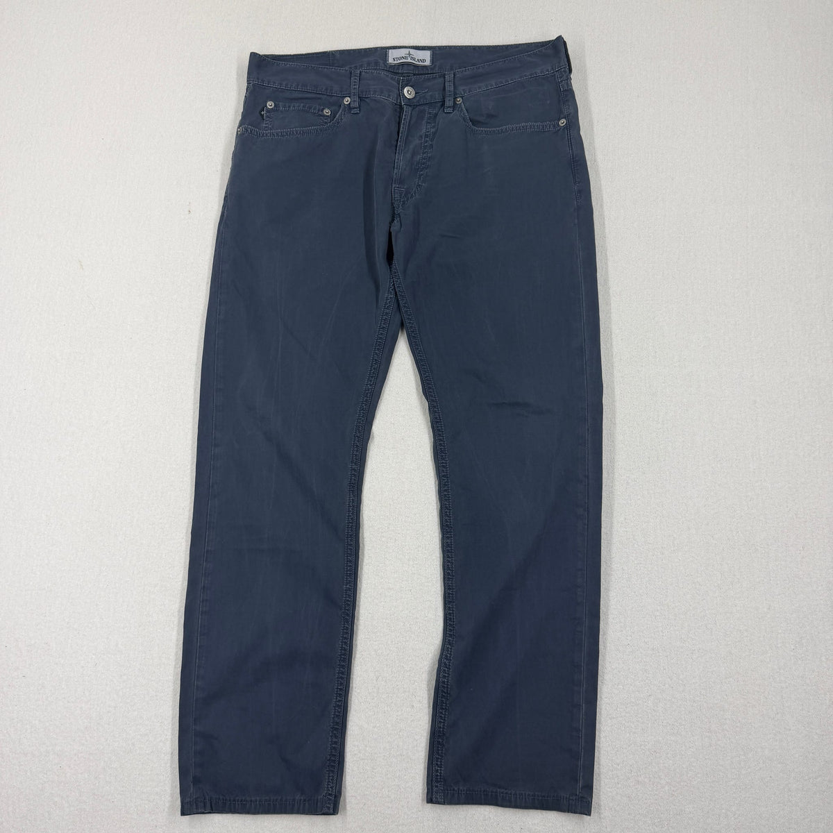 Stone Island Light Blue Denim Jeans — front